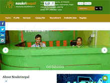 Tablet Screenshot of naukrinepal.com